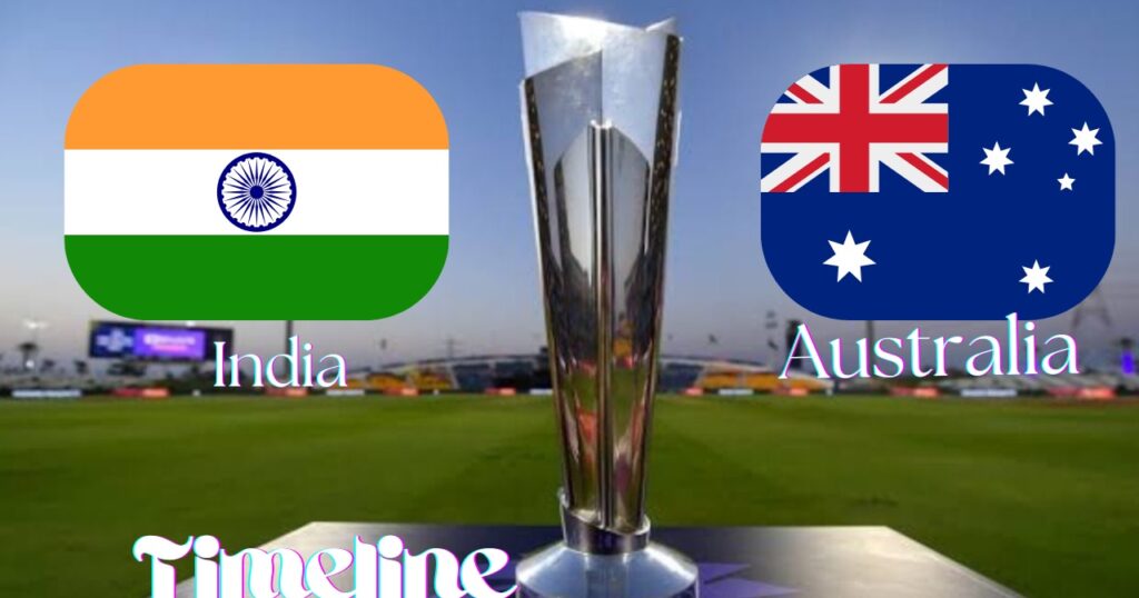 india national cricket team vs australian men’s cricket team timeline